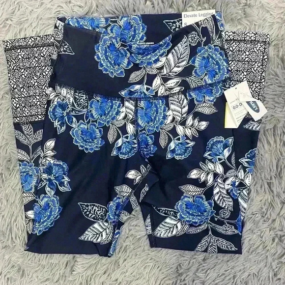 Old Navy Womens Floral Print Active Elevate Leggings - Picture 2 of 7